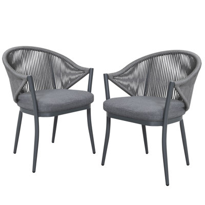 Vesa Patio Dining Armchair with Cushion