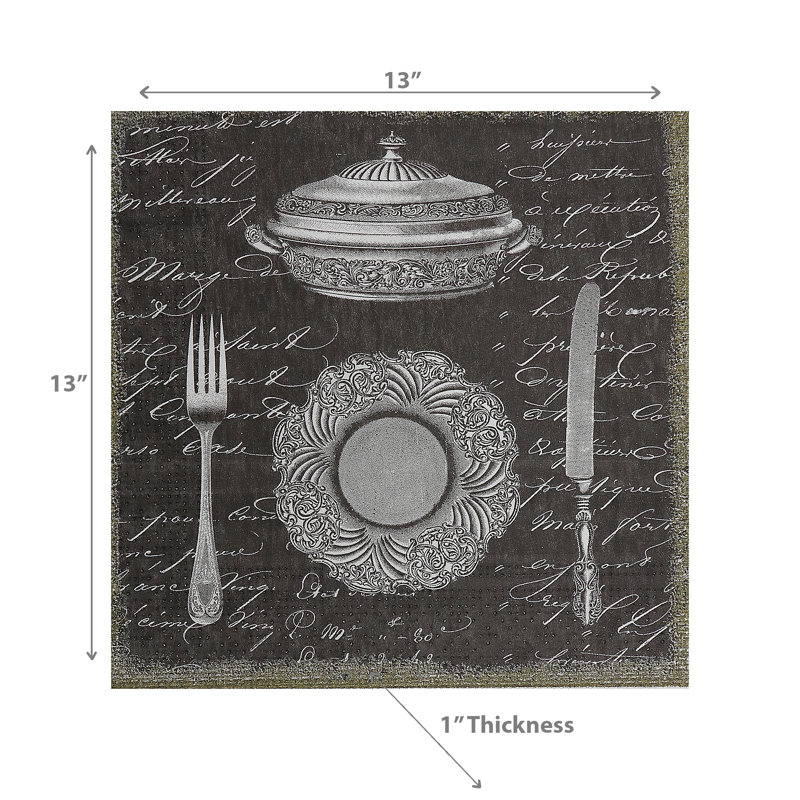 Paper Floral Napkin
