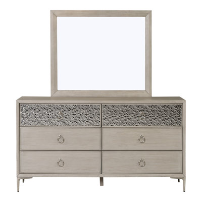 Preste 6-Drawer Dresser With Mirror