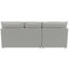 Youngblood - Méridienne 2 pièces avec siège à ressorts confortables, repose-pieds cocktail de 41 po et 6 coussins décoratifs inclus-832948689