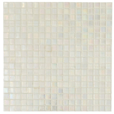 Skosh 0.6" x 0.6" Glass Grid Mosaic Wall & Floor Tile 