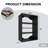 Short Tower Closet Unit Closet System-117010417-117010421