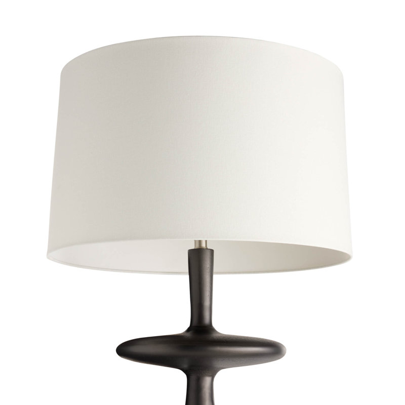 Putney Floor Lamp, Antiqued Aluminum