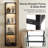 4-Light LED Bookshelf Column with Remote, for Living Room & Bedroom