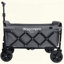 Chariot utilitaire extensible à double couche avec 100% d'espace supplémentaire - Chariot d'épicerie pour le camping, le magasinage, les sports, le jardinage, la pêche-116093535
