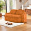Canapé-lit modulaire convertible 2-en-1 avec matelas en mousse à mémoire de forme - aucun assemblage requis, canapé-lit peu encombrant pour salon, chambre à coucher, studio-1910083311