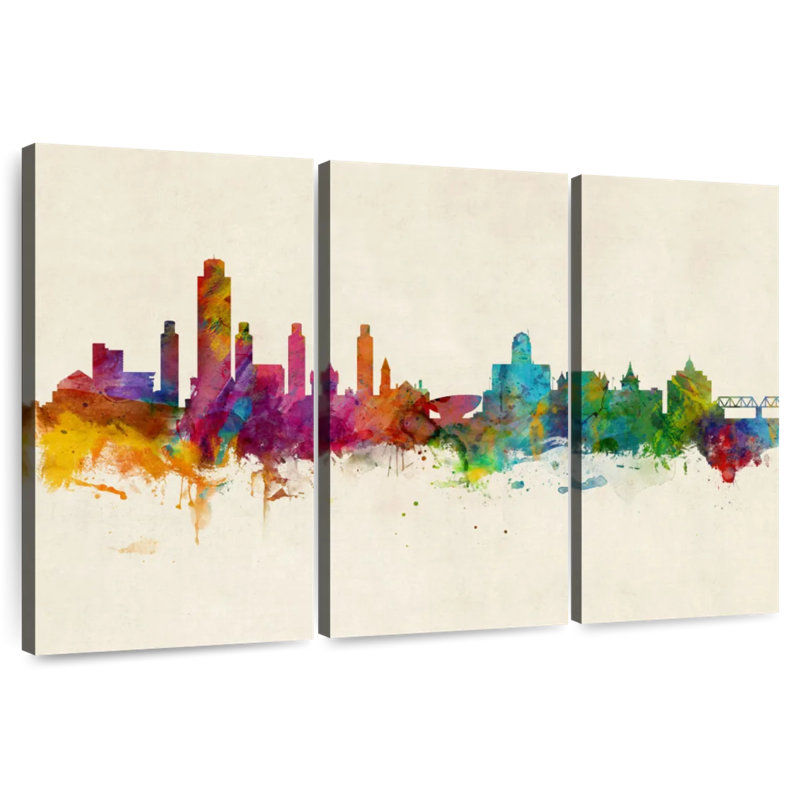 Nicci Albany New York Skyline I, 20" H x 33" W