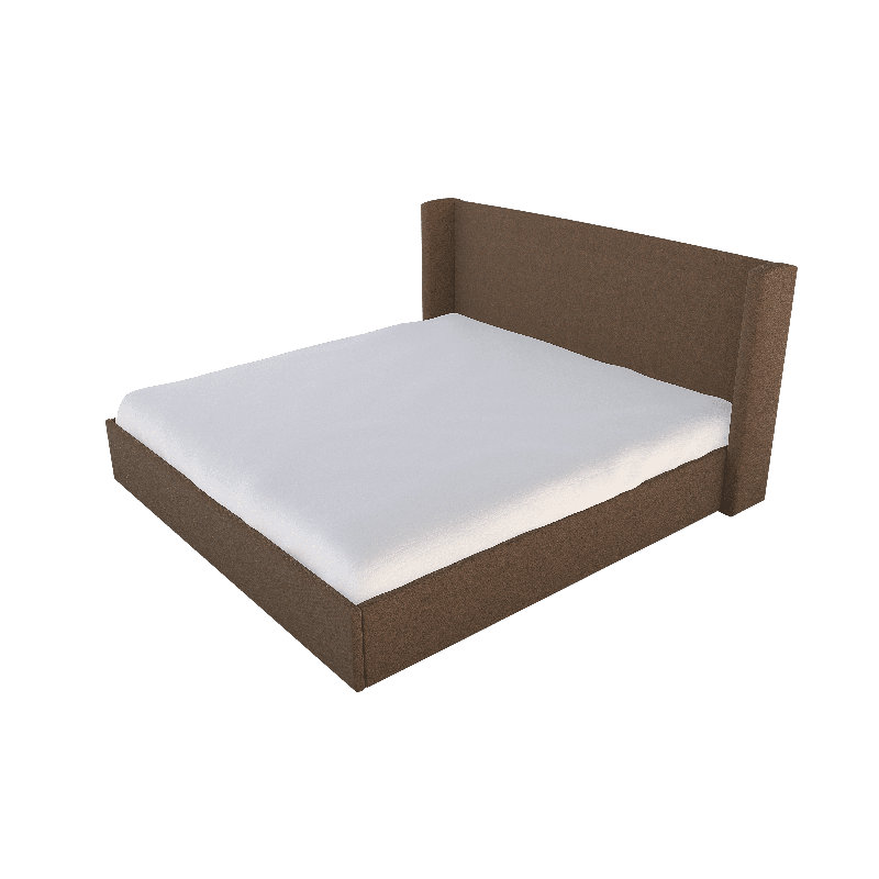Chloe Upholstered Wingback Bed, California King, Study Hall Cafe