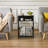 Narrow Side Table With Storage Shelf, Three Tier Side Table, Modern Sofa Table, Small Bedside Table With Magazine Rack, Telephone Table For Small Space,