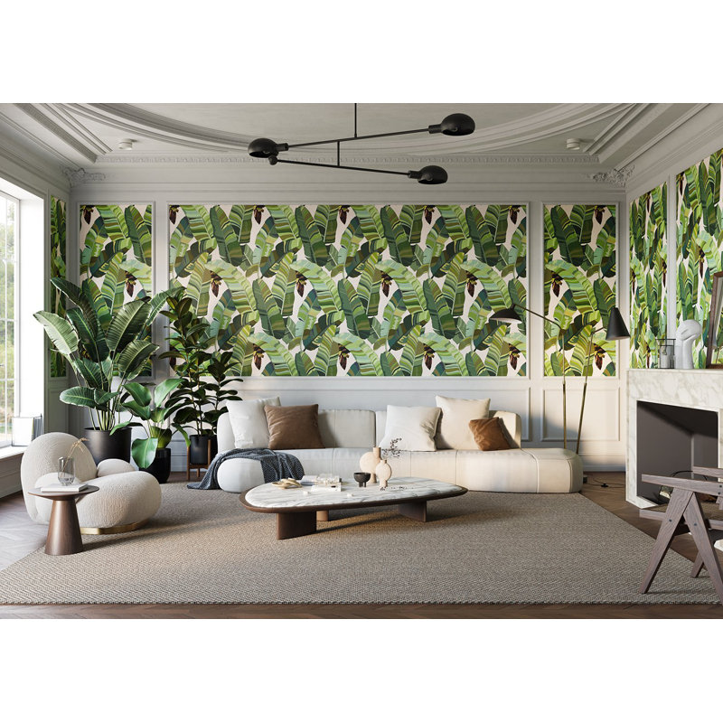 Banana Palm Dream, Walt Whitman, Grass Cloth