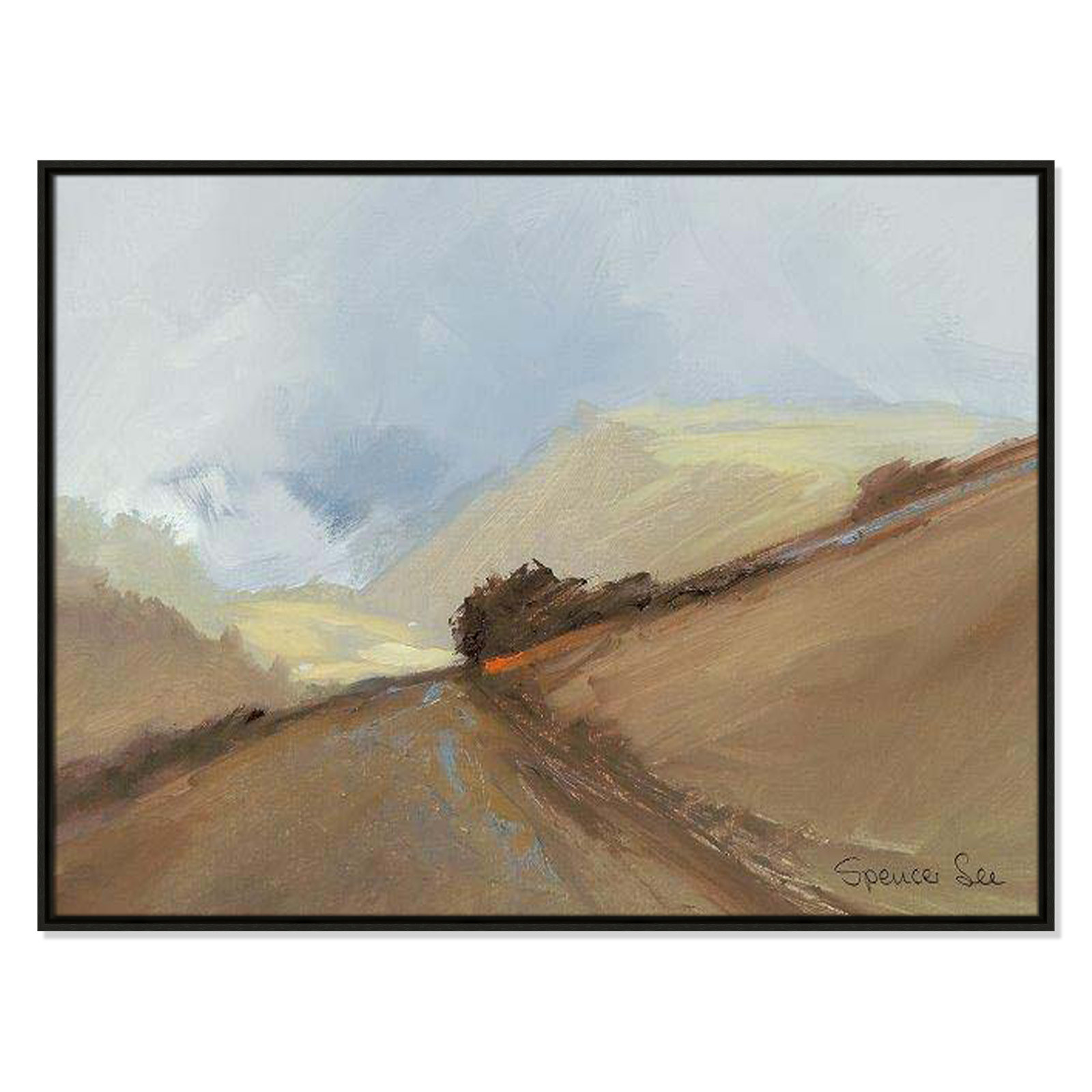 Heaven And Earth II by Spencer Lee, Espresso Framed, 31.5'' H x 41.5'' W x 2'' D