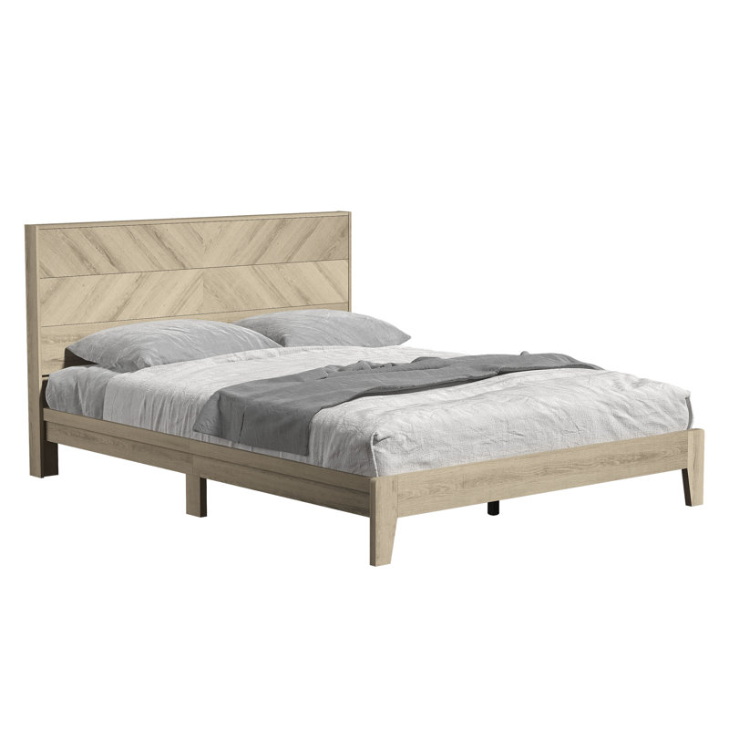Cadre de lit plateforme Branquinha, Orange, Grand