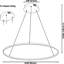 Luminaire suspendu moderne à DEL intégré, lustre rond à intensité variable à hauteur réglable pour îlot de cuisine, salle à manger et salon