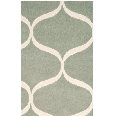 Cannen Hand Tufted Wool Geometric Rug