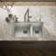 Riverby 33" Enameled Cast Iron Undermount Double Basin Kitchen Sink-104241813