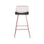 Caillier Upholstered Counter Stool with Metal Frame-105592165