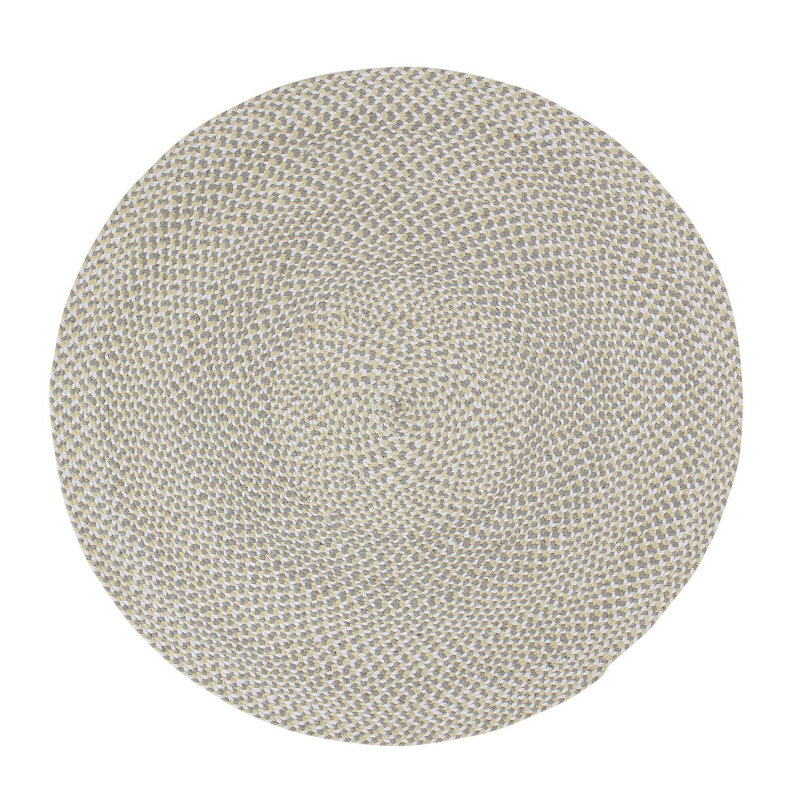 Tapis tressé à la main Tasley, Rond 6 pi