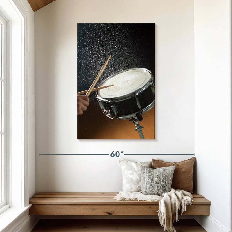 Abarca Snare Drum Water Splash, 45" H x 30" W