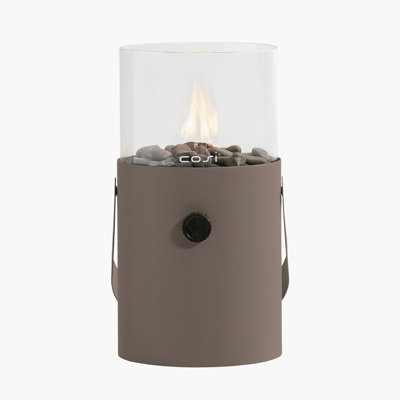 Himanshu Metal Propane Outdoor Tabletop Fireplace with Flame Guard
