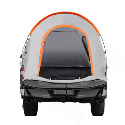 Tente de camion, tente de camionnette de 6,4 pi à 6,7 pi avec couche de pluie et sac de transport, tente de camion imperméable double couche PU2000mm, pouvant accueillir 2 à 3 personnes, pour les activités de camping en plein air