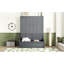 Grand mur gris - peu encombrant avec un coussin confortable pour les meubles pratiques et élégants pliables-550149304
