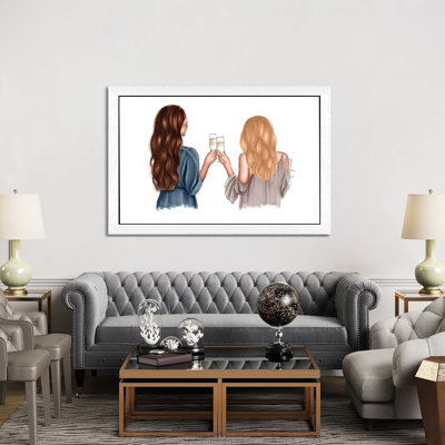 Champagne by Elza Fouche - Print on Canvas