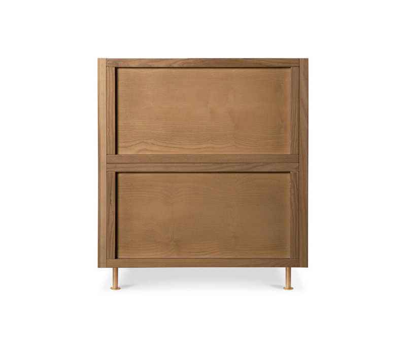 Novella Convertible Standard 2 - Piece Nursery Furniture Set, Stained Ash/Ivory