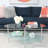 Keauri Multi-Shelf Glass Coffee Table