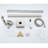 304 Stainless Steel Freestanding Tub Faucet With Handheld Shower-122559341