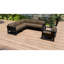 Avion 6 Piece Sectional Set - Black-376409135-387827690