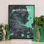 Amsterdam City Map - No Frame Print-653871142
