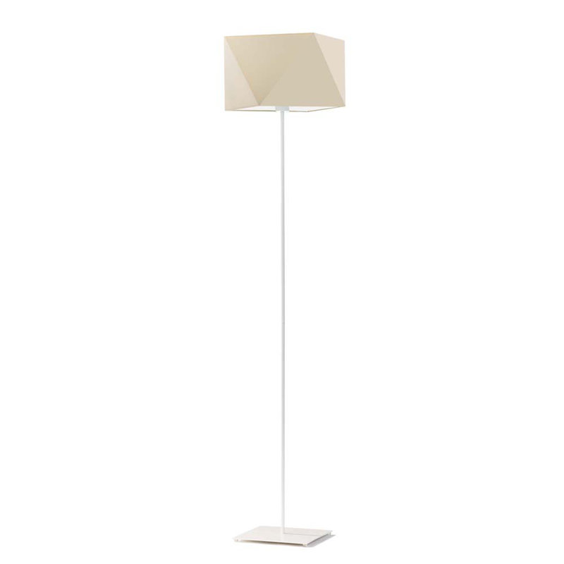 Ayaa 156 H cm Traditional Floor Lamp, Ecru/White Inside, White