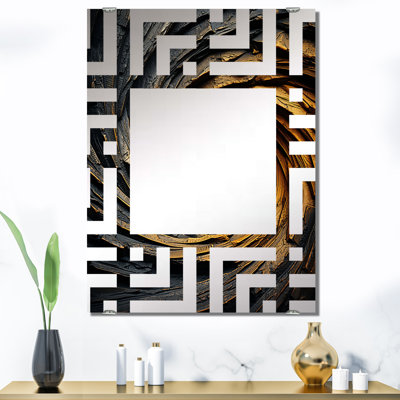 Miroir mural Pirtle - Abstract Spirals