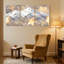 Ensemble de 3 impressions sur toile Fashion Mountain Peaks-815751924