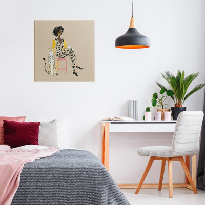 Savage chic glam avec toile léopard, design par Svetlana Aleynikova
