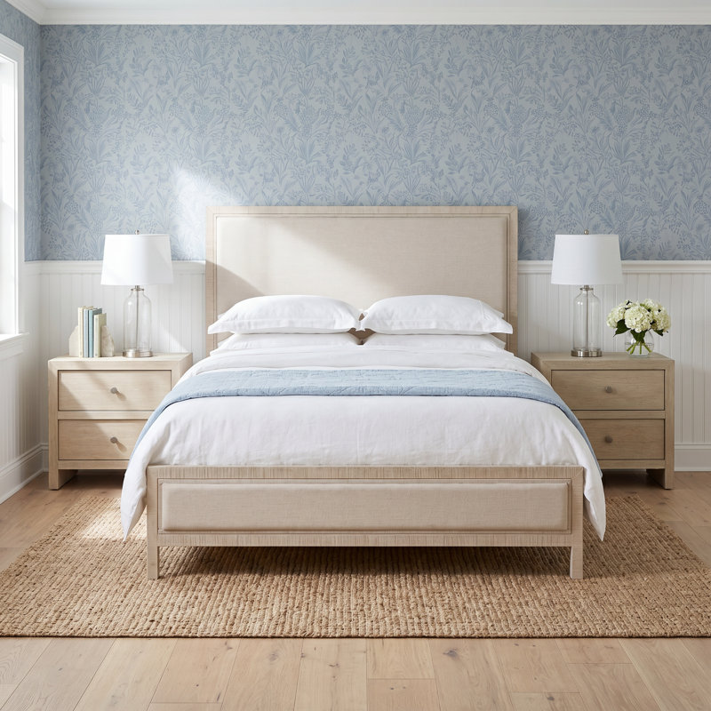 Oasis 5 Piece Queen Bedroom Set, Queen, 3 Pcs: Bed, 2 Nightstands