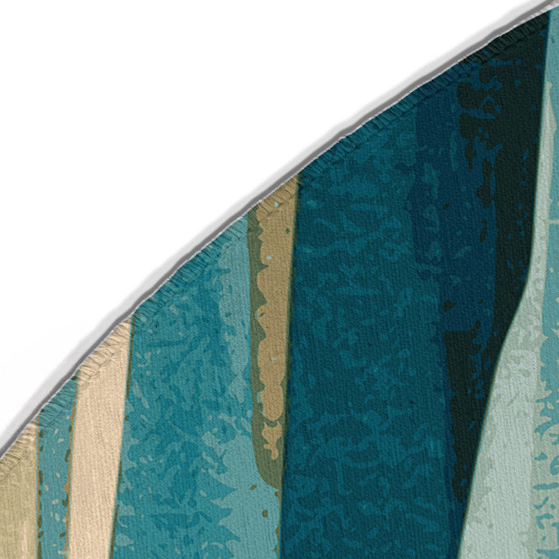 Tapis intérieur et extérieur Horizon Drift, Rond 5 pi