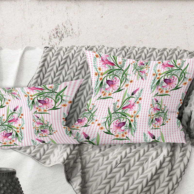 Coussin Floral, 16 po x 1 po