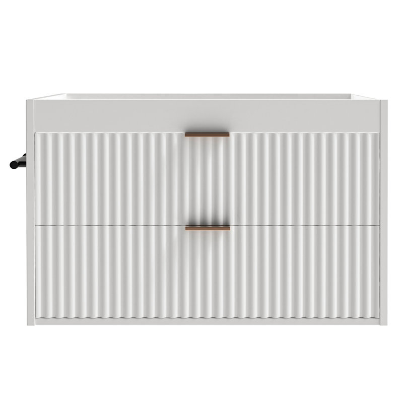 Base de meuble-lavabo simple 30 po seulement, White