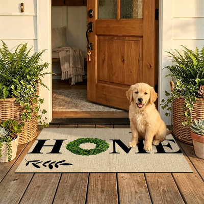  Non-Slip Indoor Outdoor Door Mat, 20"x32",Minimal nail salon