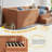 Boucle Upholstered Semi-Enclosed Daybed With Storage Drawer And Two-Step Foam Step Stool-21611813