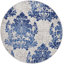Tapis bleu / gris / ivoire Donatien-1160855411