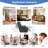 Emalina 41.73" W Lay Flat Massage Recliner, Lift Assist,Dual Motor,Cup Holder-93617122