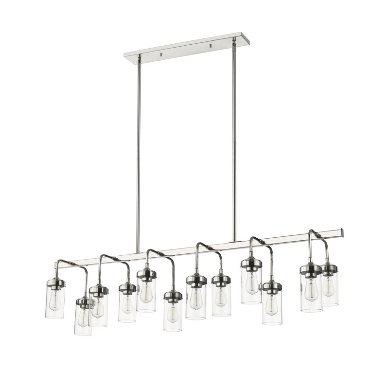 Grantham 12 - Light Polished Nickel Kitchen Island Pendant