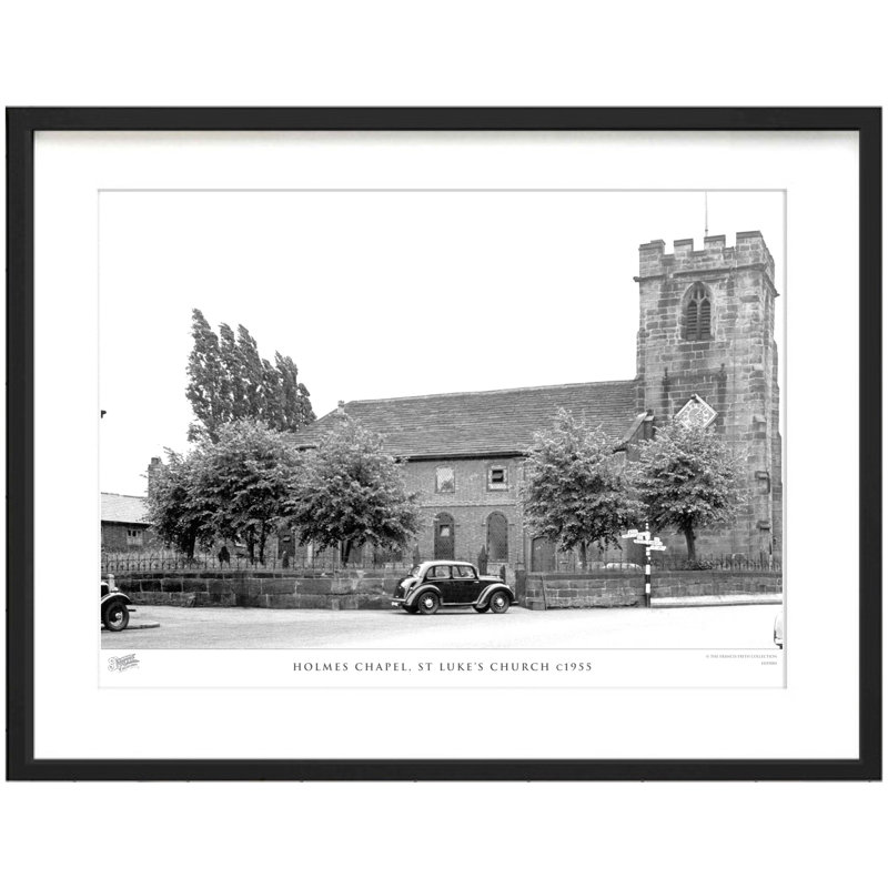 Holmes Chapel, St Lukes Church C1955 - Single Picture Frame Print, 28cm H x 36cm W x 2.3cm D
