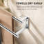 Double barre à serviettes 28 po pour salle de bain murale, chrome poli-135142025