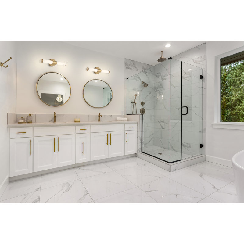 Dimmable LED Vanity Light, Antique Brushed Brass