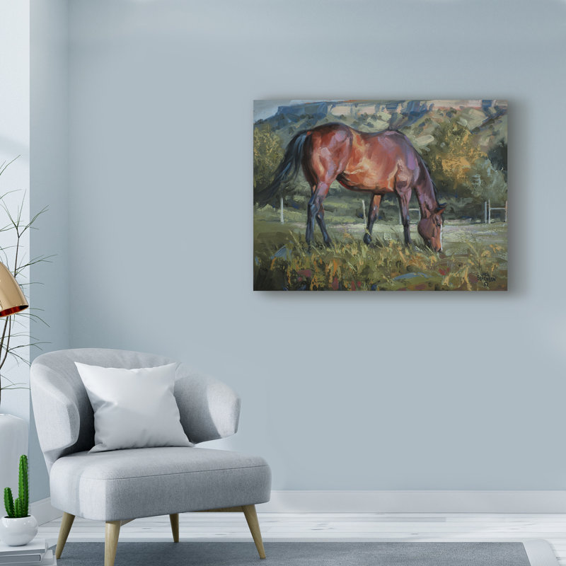 « the bay », reproduction de peinture à l’acrylique sur toile tendue, H 14 po x l 19 po x P 2 po