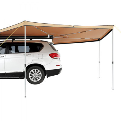 Vehicle Awning 270 Degree, 8.2' Height Retractable Car Side Awning