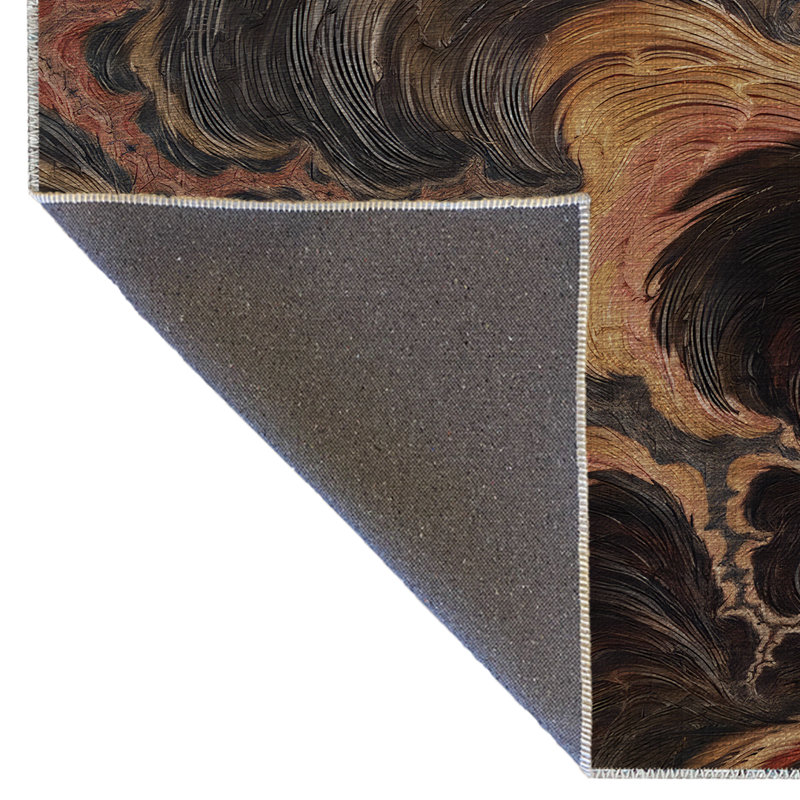 Tapis décoratif moderne Mira, Rectangle 3 pi 9,81 po x 4 pi 11,06 po